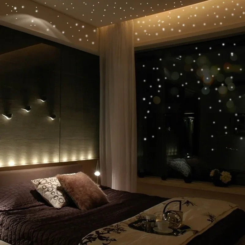 Glow In Dark Stars - Baru 407 Buah Stiker Dinding Bercahaya