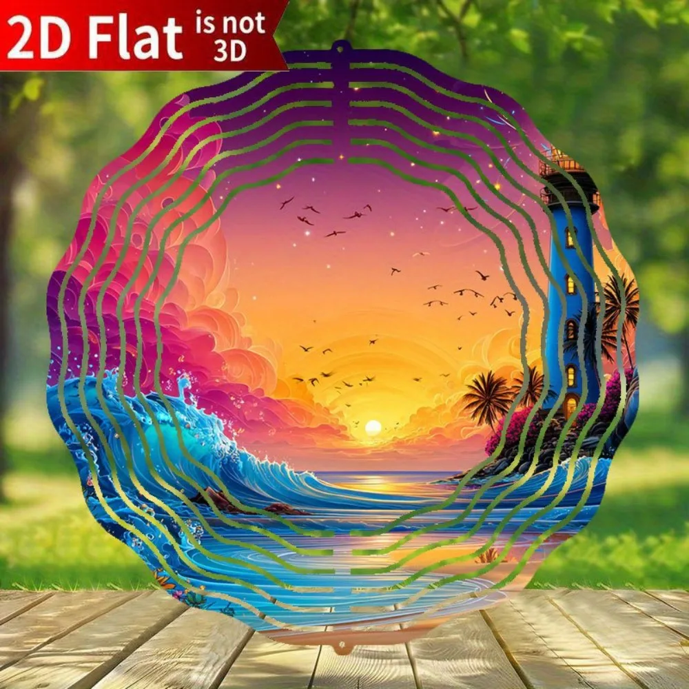 Kite Wind Outdoor - CIFBUY Lonceng Angin Desain Matahari Terbenam
