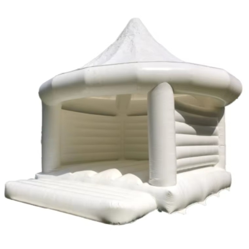 Kids Toys House - Rumah Loncat Tiup Putih untuk Pernikahan,