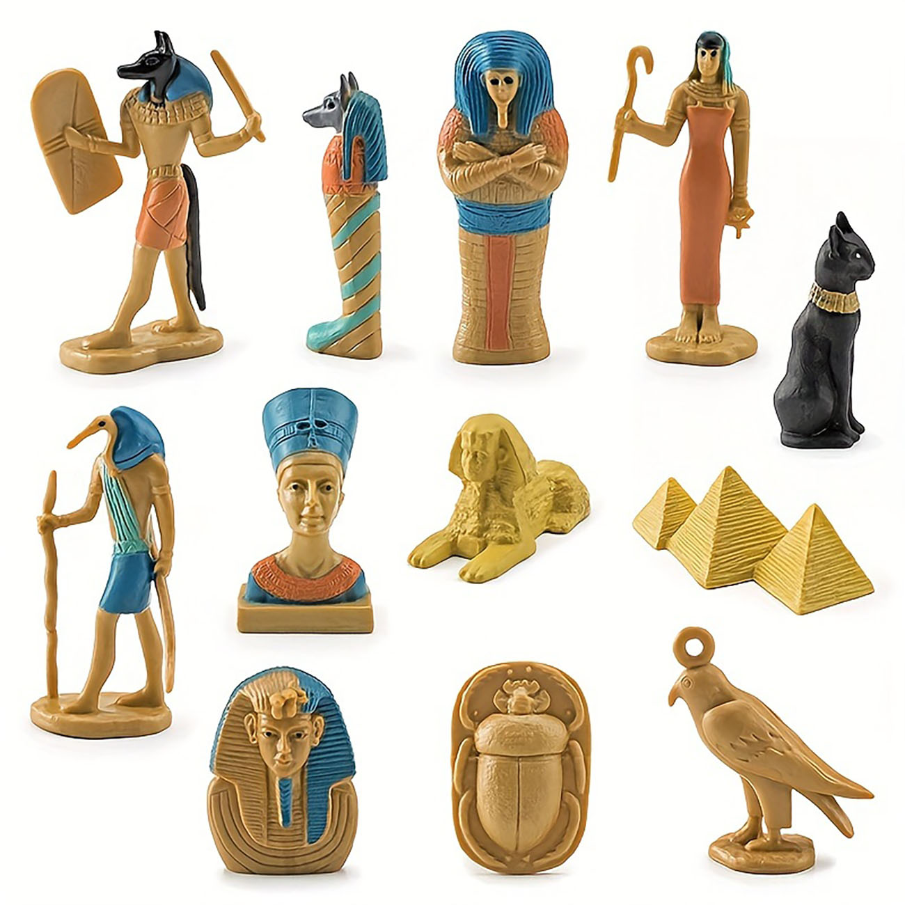 Kids Toys Egypt - 1 Set 12 Model mainan dewa