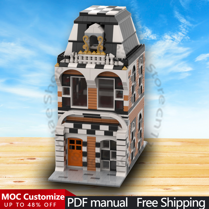 Kids Toys House - 1802 PCS Blok Bangunan Modular Rumah