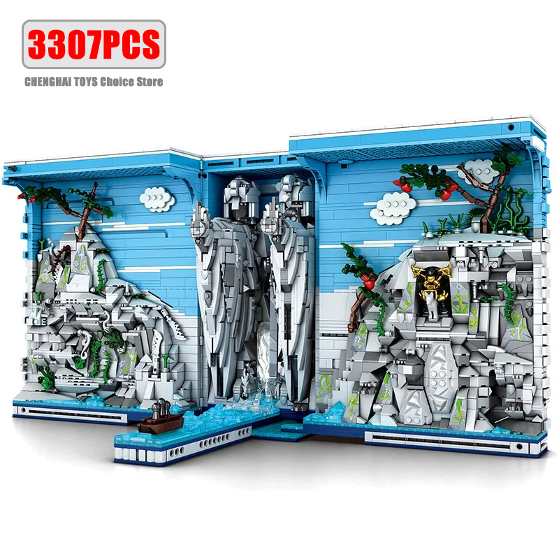 Kids Toys Egypt - 3307PCS Blok Bangunan Kingdom Mesir, Patung