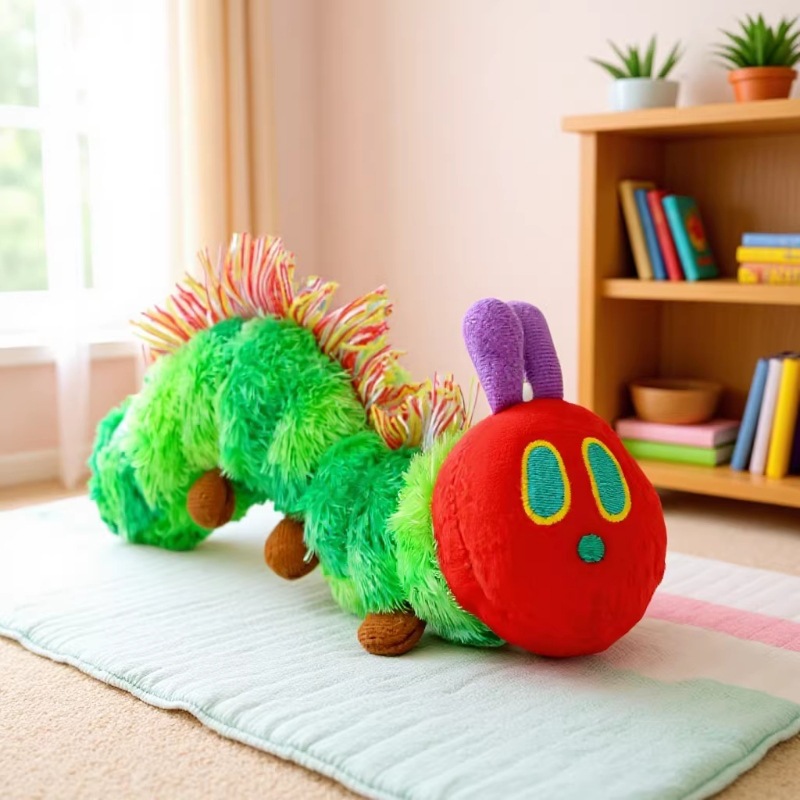 Kids Toys Very - Boneka Ulat Lembut Berwarna Hijau dari