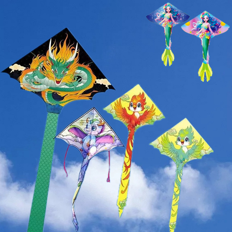 Kite Wind Outdoor - Mainan Terbang Layang-layang Naga untuk Anak-anak