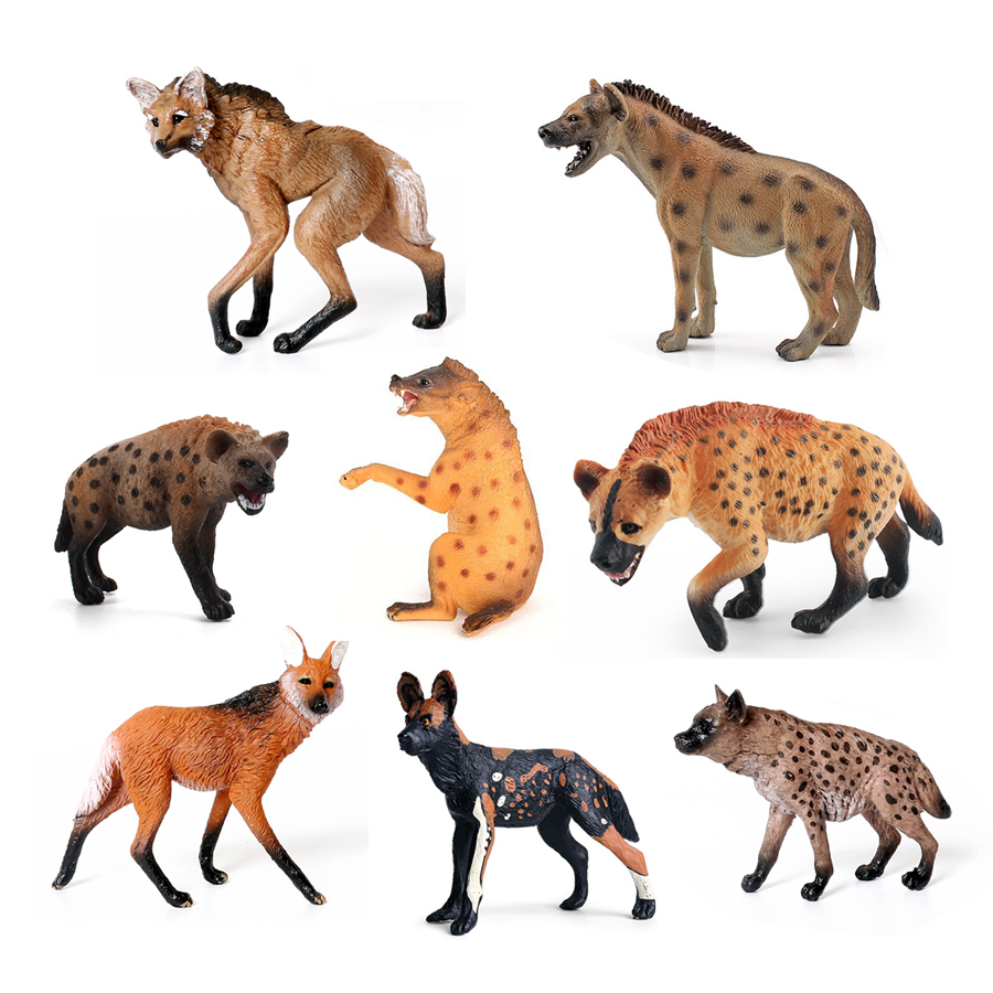 Kids Toys China - Hyena satwa liar plastik realistis, Serigala