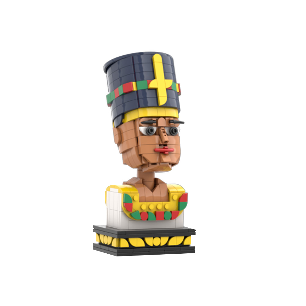 Kids Toys Egypt - MOC Nefertiti Ratu Mesir Blok Bangunan