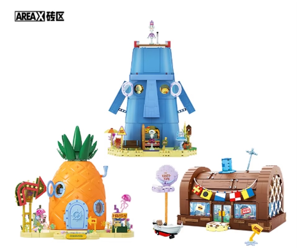 Areax Spongebob Bikini Bottom  - Kids Toys Box ulasan dan harga