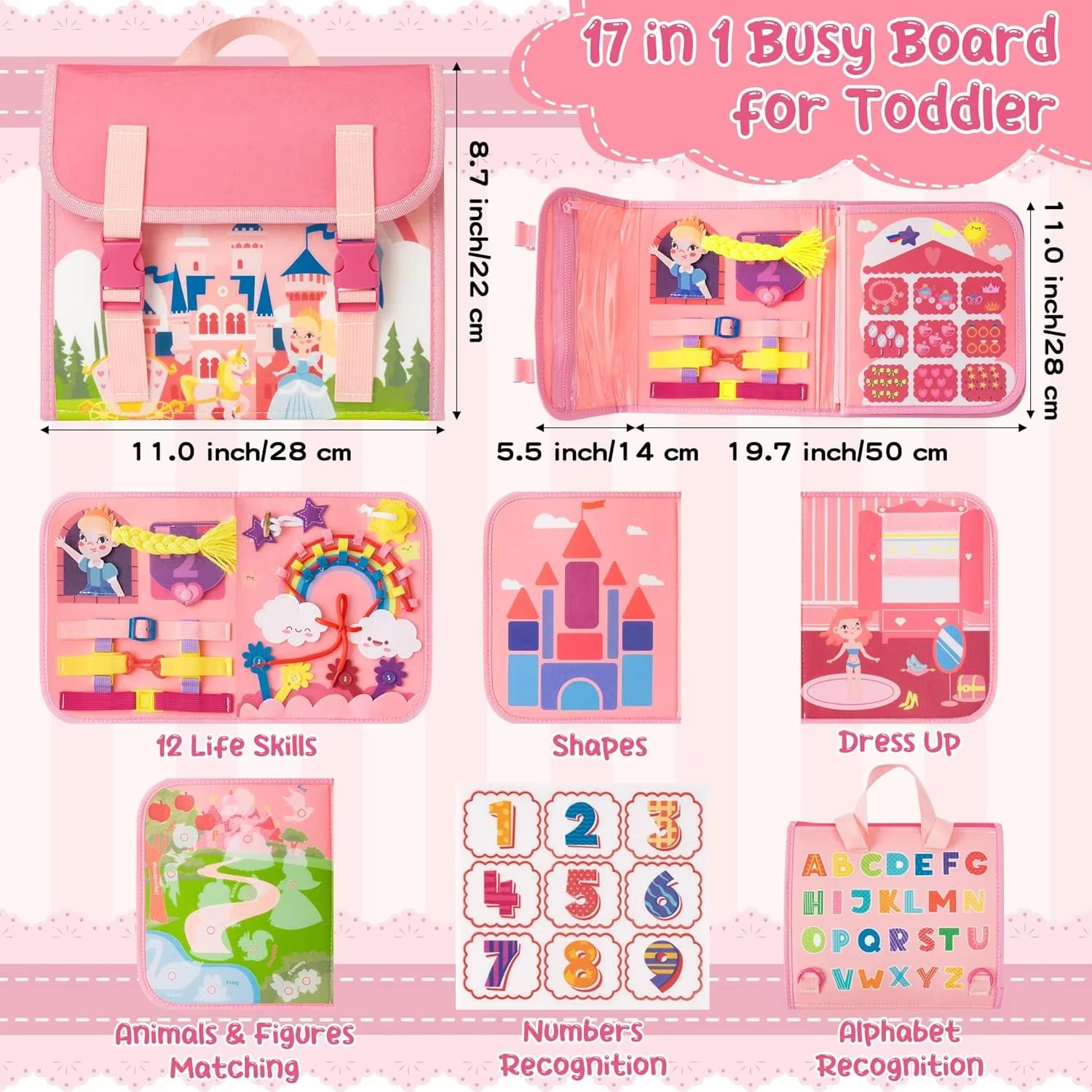 Tas Ransel Aktivitas Kastil Pu - Kids Quiet Toys ulasan dan harga