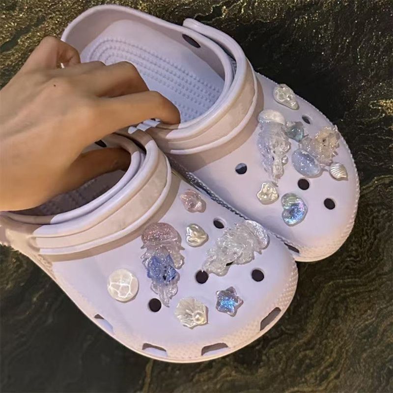 14 Buah Hiasan Sepatu Ubur-Ubu - Glow In Dark Stars ulasan dan harga