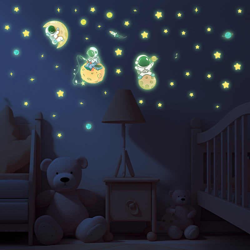 Stiker dinding bercahaya berte - Glow In Dark Stars ulasan dan harga