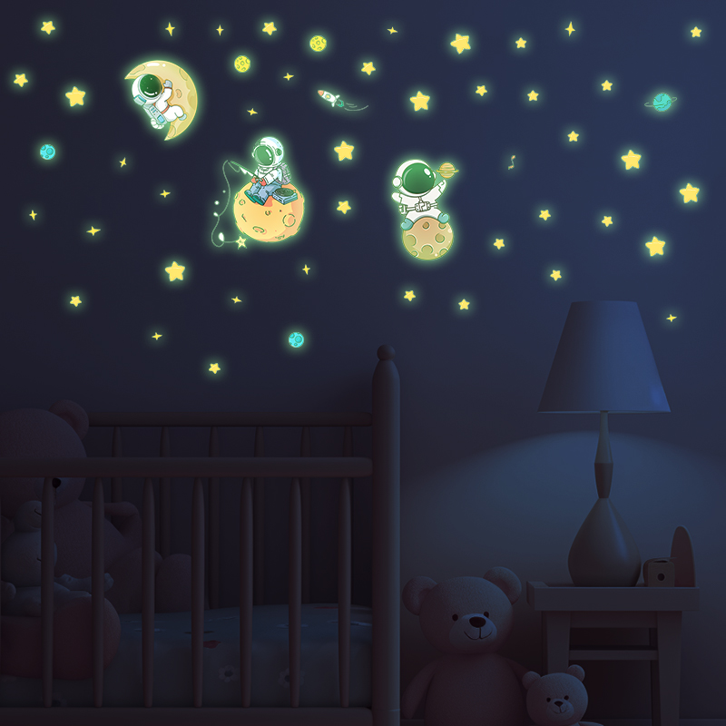Stiker dinding bercahaya berte - Glow In Dark Stars ulasan dan harga