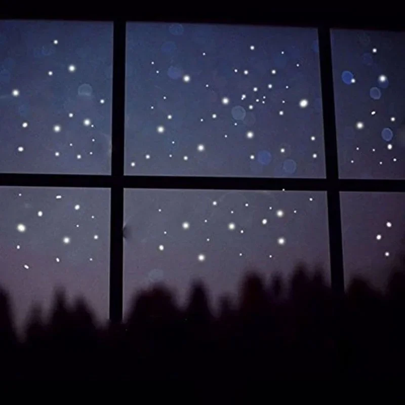 Baru 407 Buah Stiker Dinding B - Glow In Dark Stars ulasan dan harga