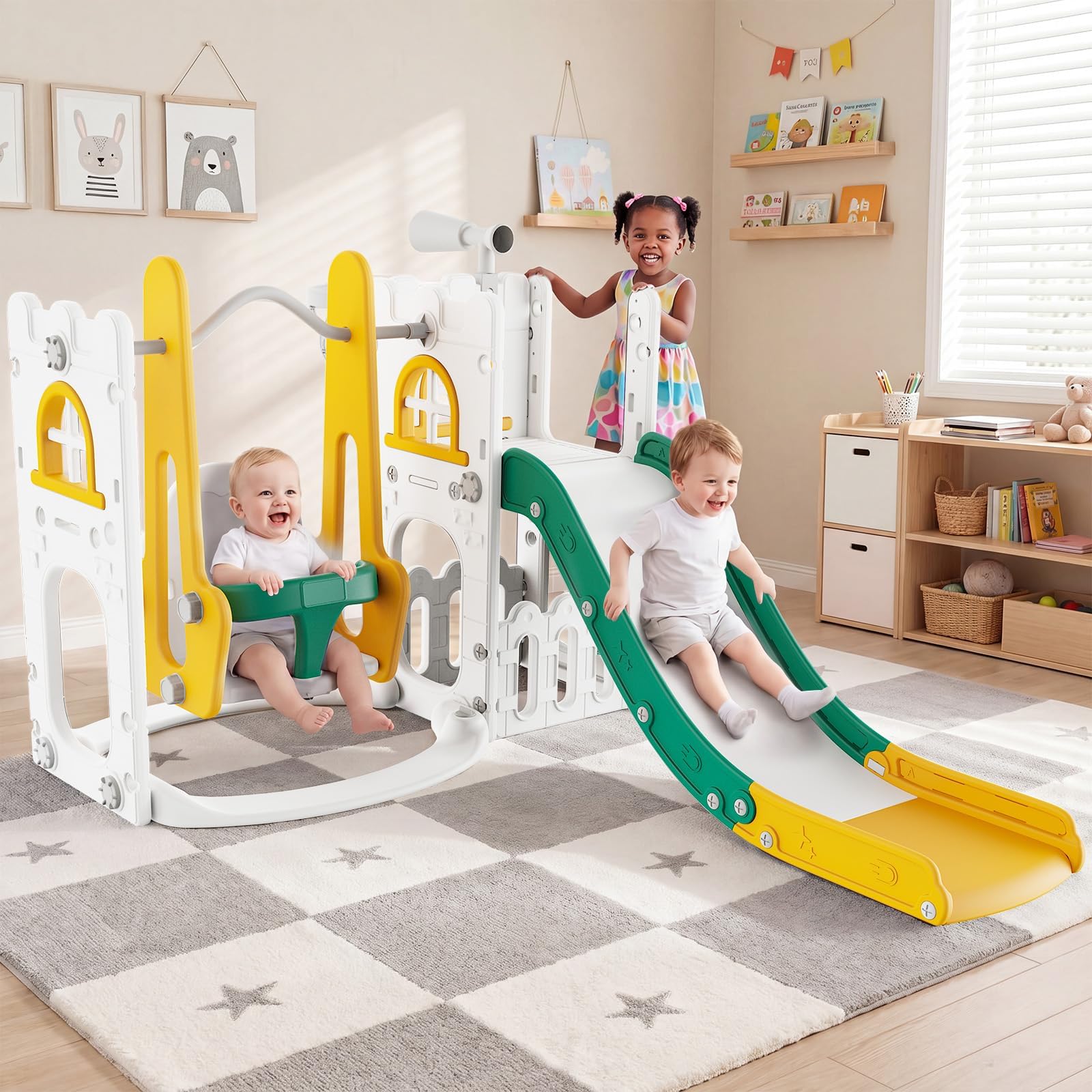 7 in 1 Set Perosotan dan Ayuna - Basketball Hoop Kids Indoor ulasan dan harga