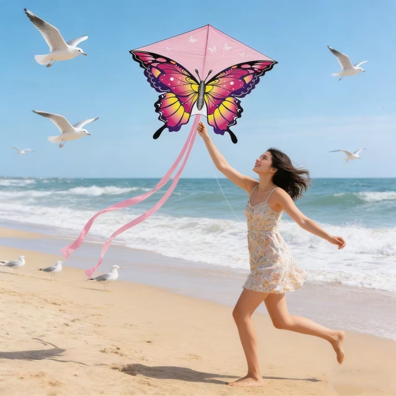 Layang-layang kupu-kupu 140cm, - Kite Wind Outdoor ulasan dan harga