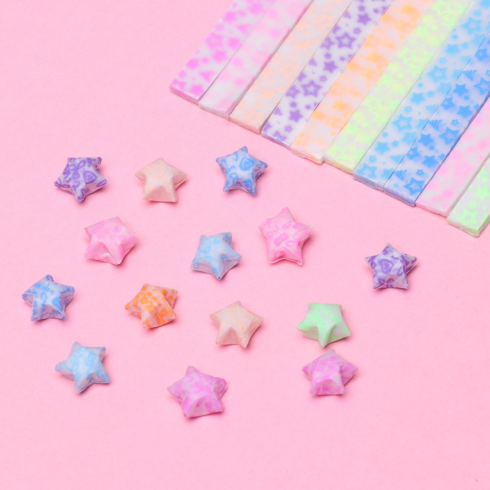 210 Buah/Lot Kertas Setrip Lip - Glow In Dark Stars ulasan dan harga