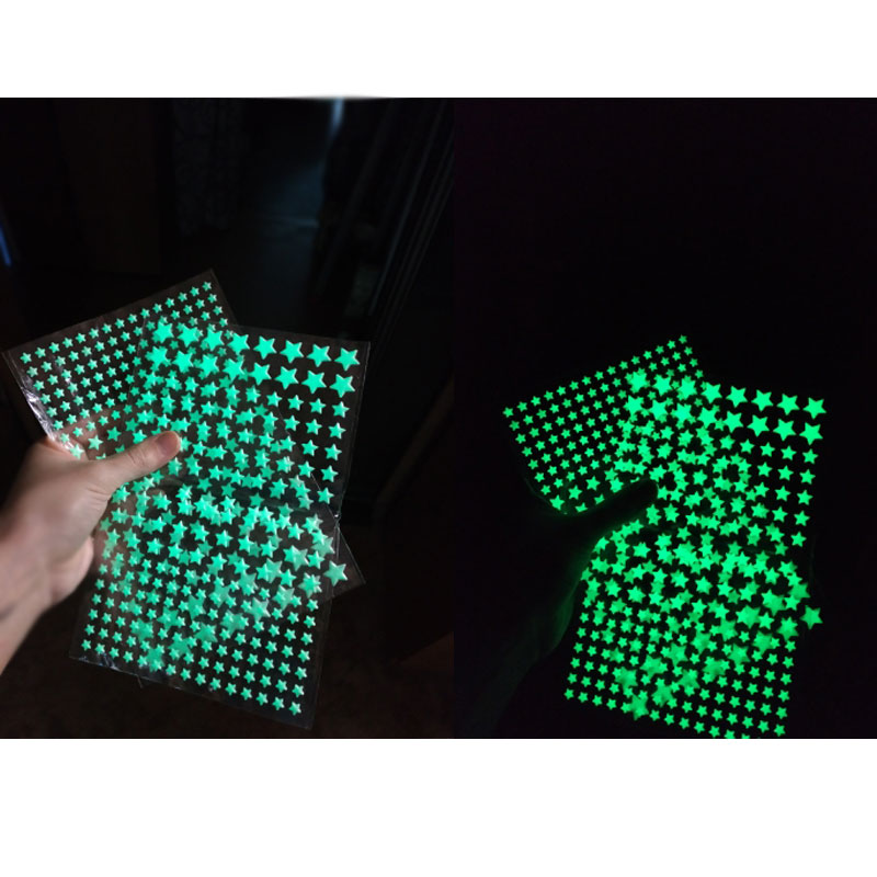 Stiker dinding bercahaya titik - Glow In Dark Stars ulasan dan harga
