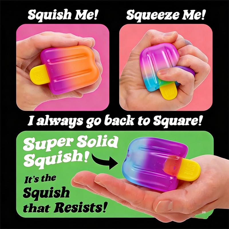 Kubus Es Krim Squishy Sensoris - Kids Quiet Toys ulasan dan harga