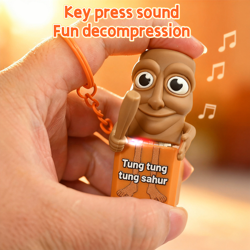 Gantungan Kunci Tung Tung Tung - Kids Quiet Toys ulasan dan harga