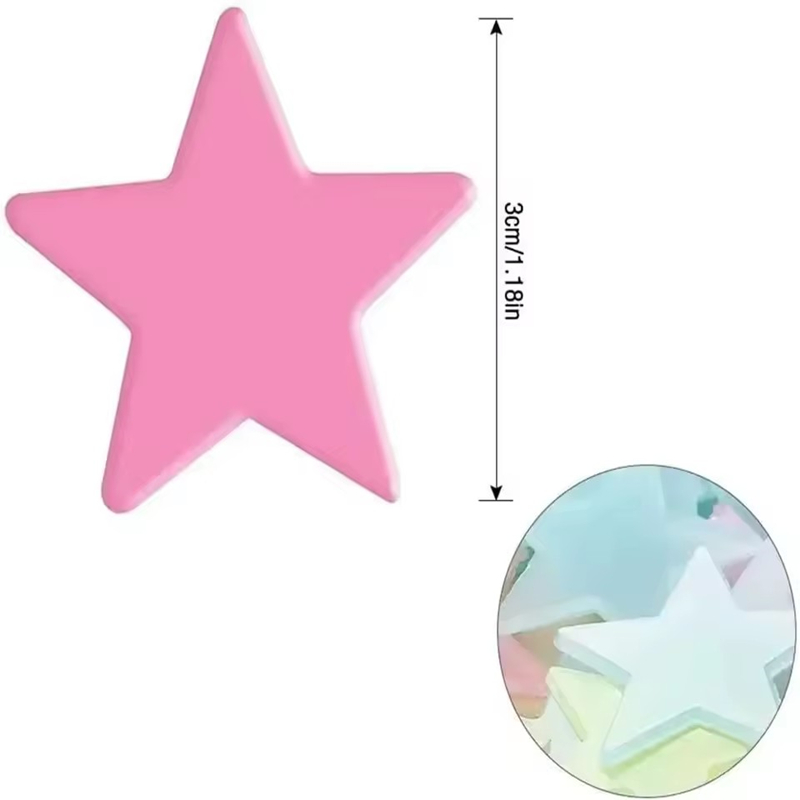 Stiker Bintang Menyala Dalam G - Glow In Dark Stars ulasan dan harga