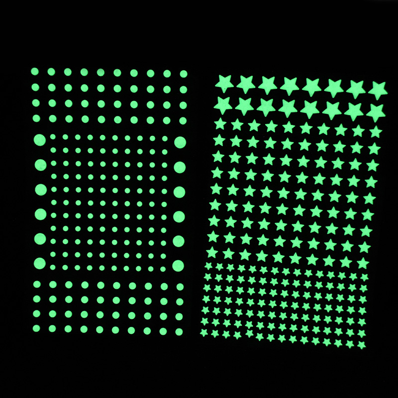 211 Buah Dekorasi Stiker Dindi - Glow In Dark Stars ulasan dan harga