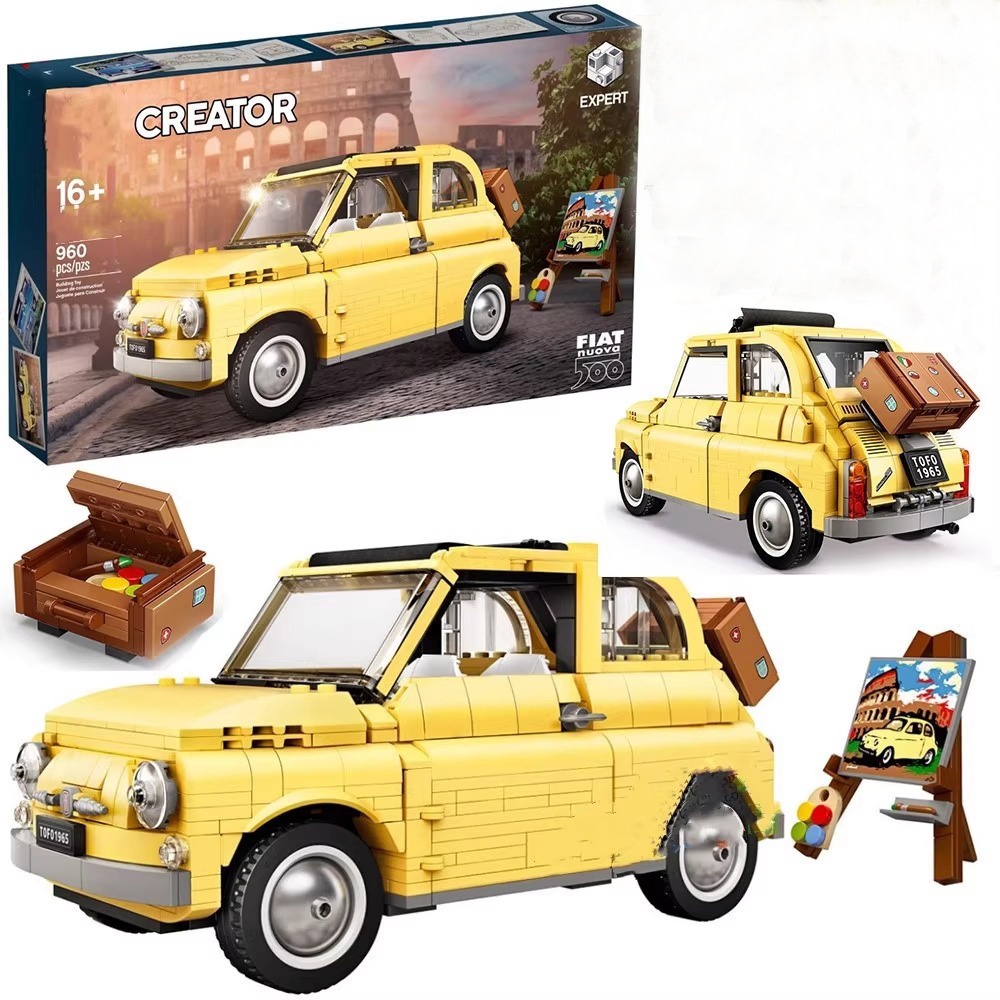 Kompatibel Lego 10271 Fiat 500 - Kids Toys Under 500 ulasan dan harga