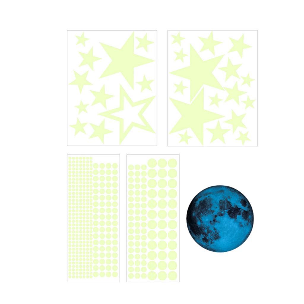 5x Stiker Dinding Menyala dala - Glow In Dark Stars ulasan dan harga