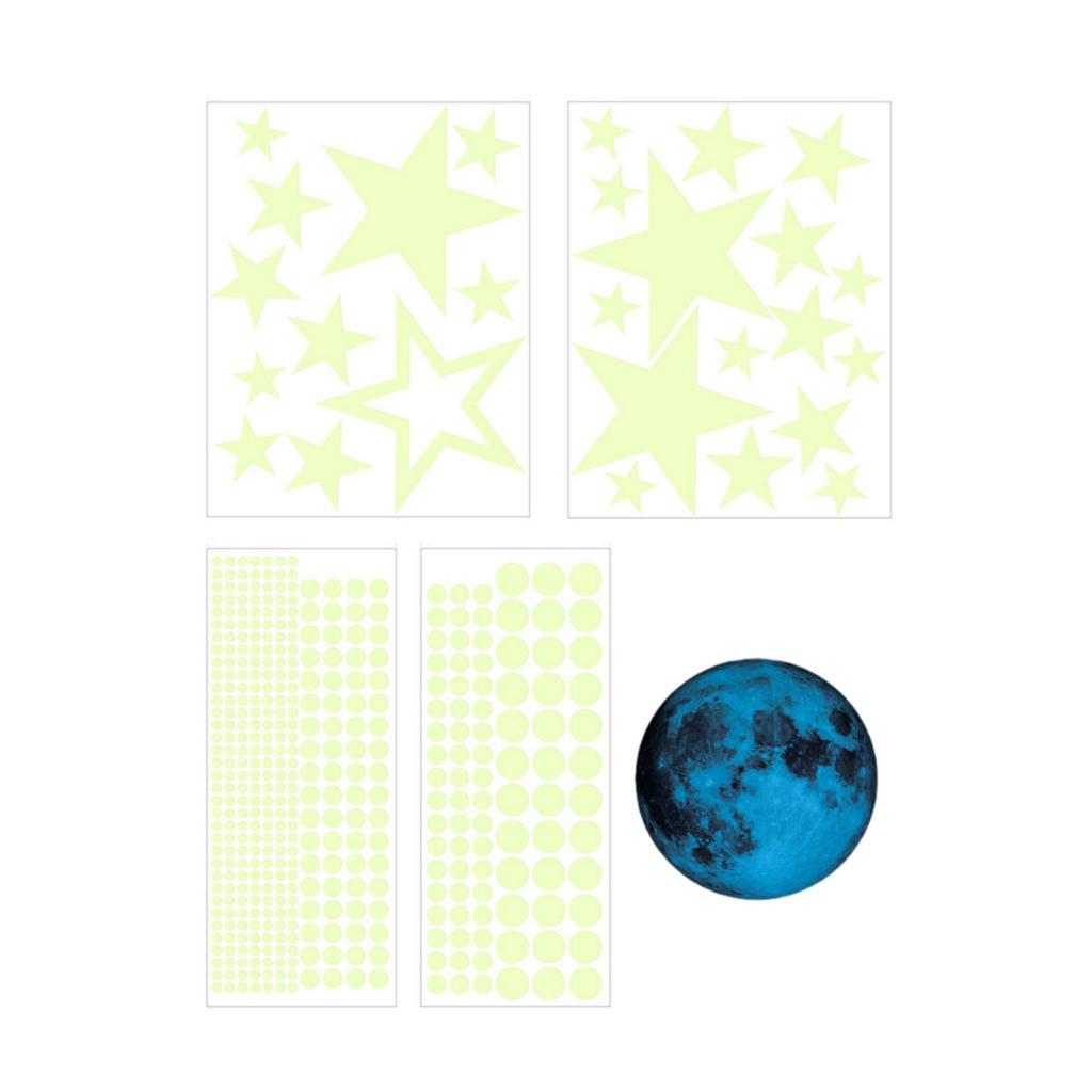 5x Stiker Dinding Menyala dala - Glow In Dark Stars ulasan dan harga